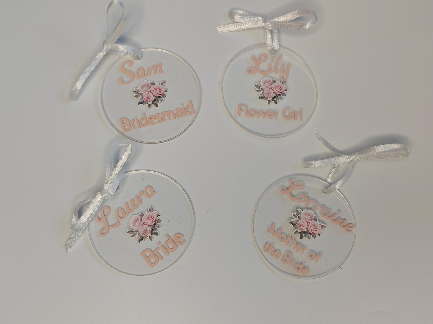 Personalised wedding Hanger Tags - Bridal party (Hanger NOT Included)