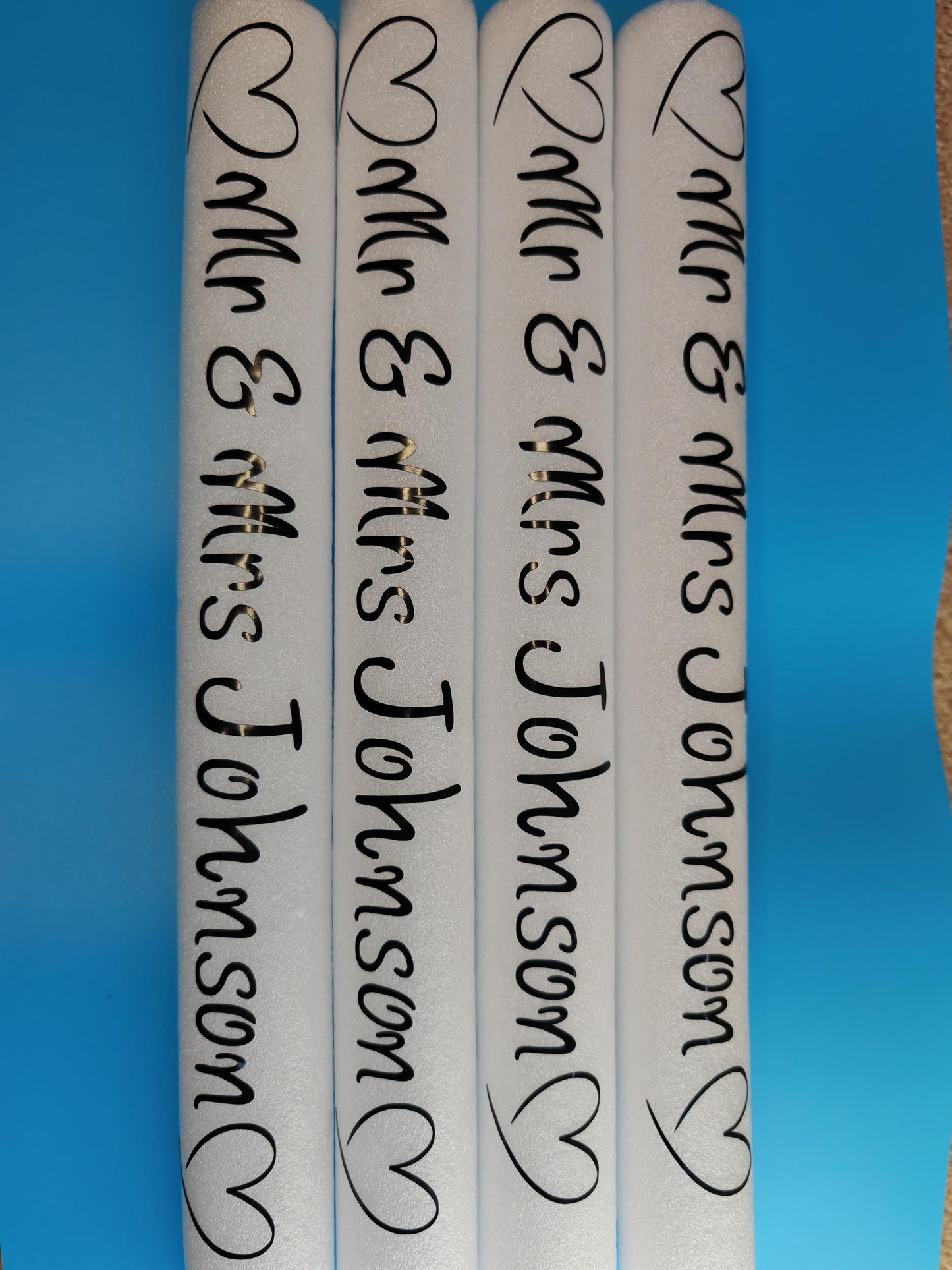 Personalised light up foam sticks - Perfect for Weddings