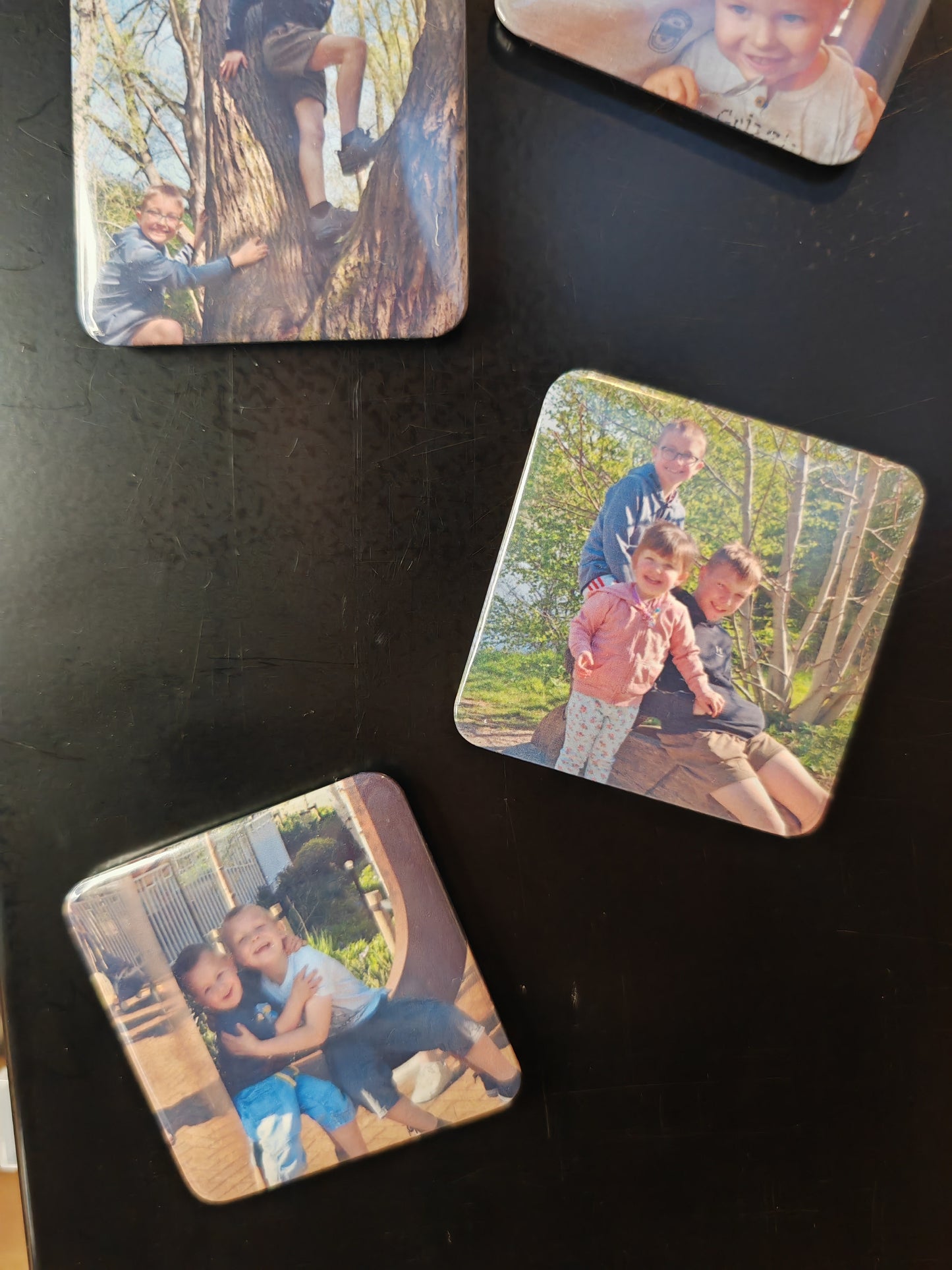 Personalised 5x5cm photo Magnets - Photo Gifts - Family photos - Memory Magnets