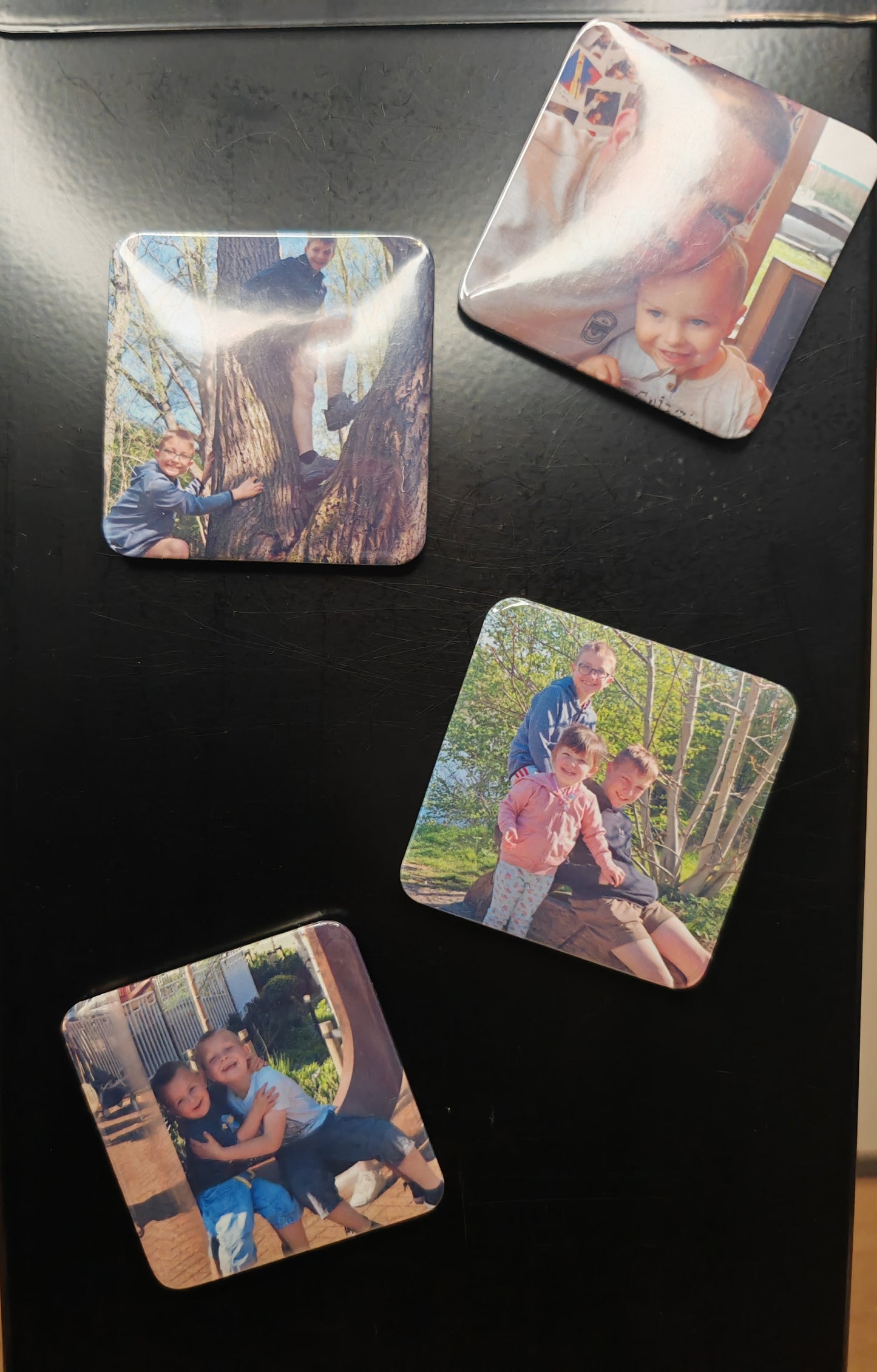 Personalised 5x5cm photo Magnets - Photo Gifts - Family photos - Memory Magnets