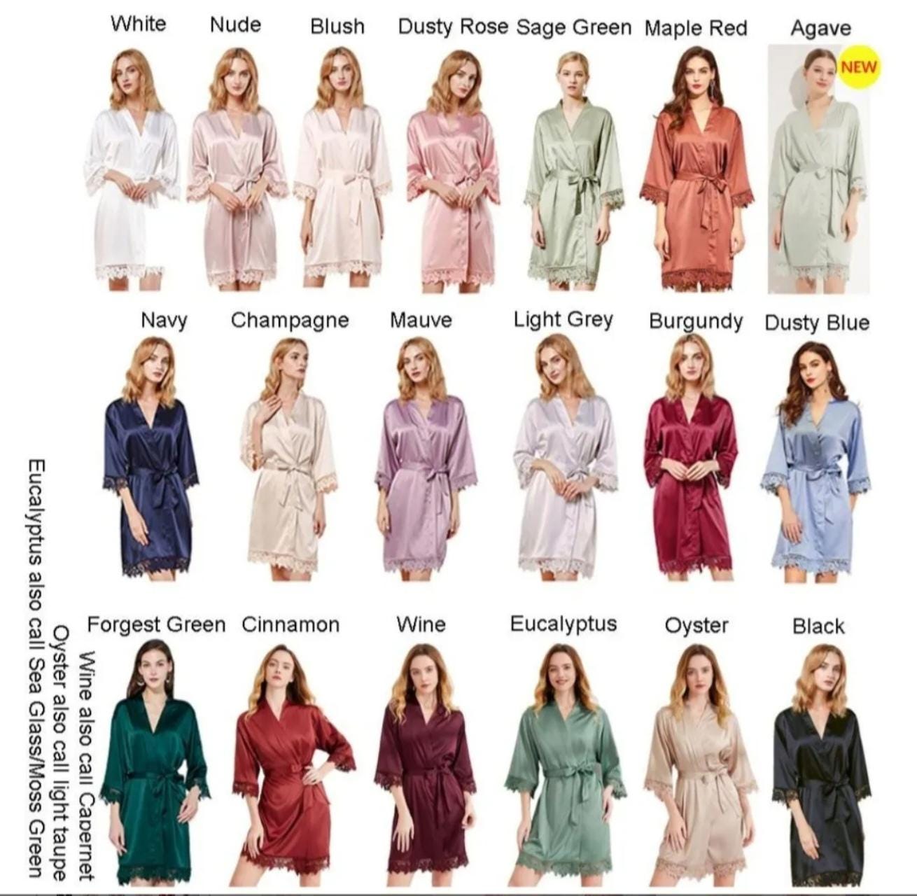 Bride/Bridesmaid Bundle/Proposal gift or Thank you gift - Robe, Bag, Hanger & Spa slippers