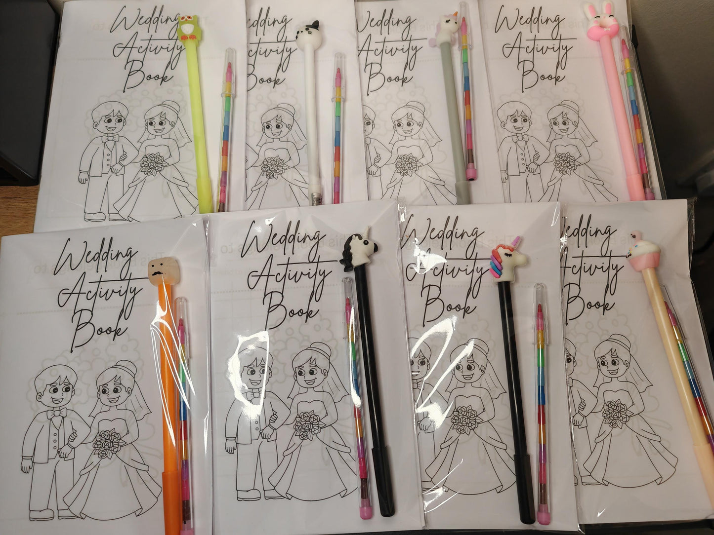 Personalised Children's Wedding Activity Packs