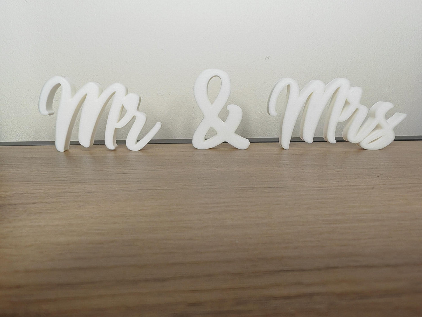 Mr & Mrs - Table decoration, wedding decoration