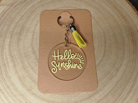 Novelty Keyrings - Hello Sunshine