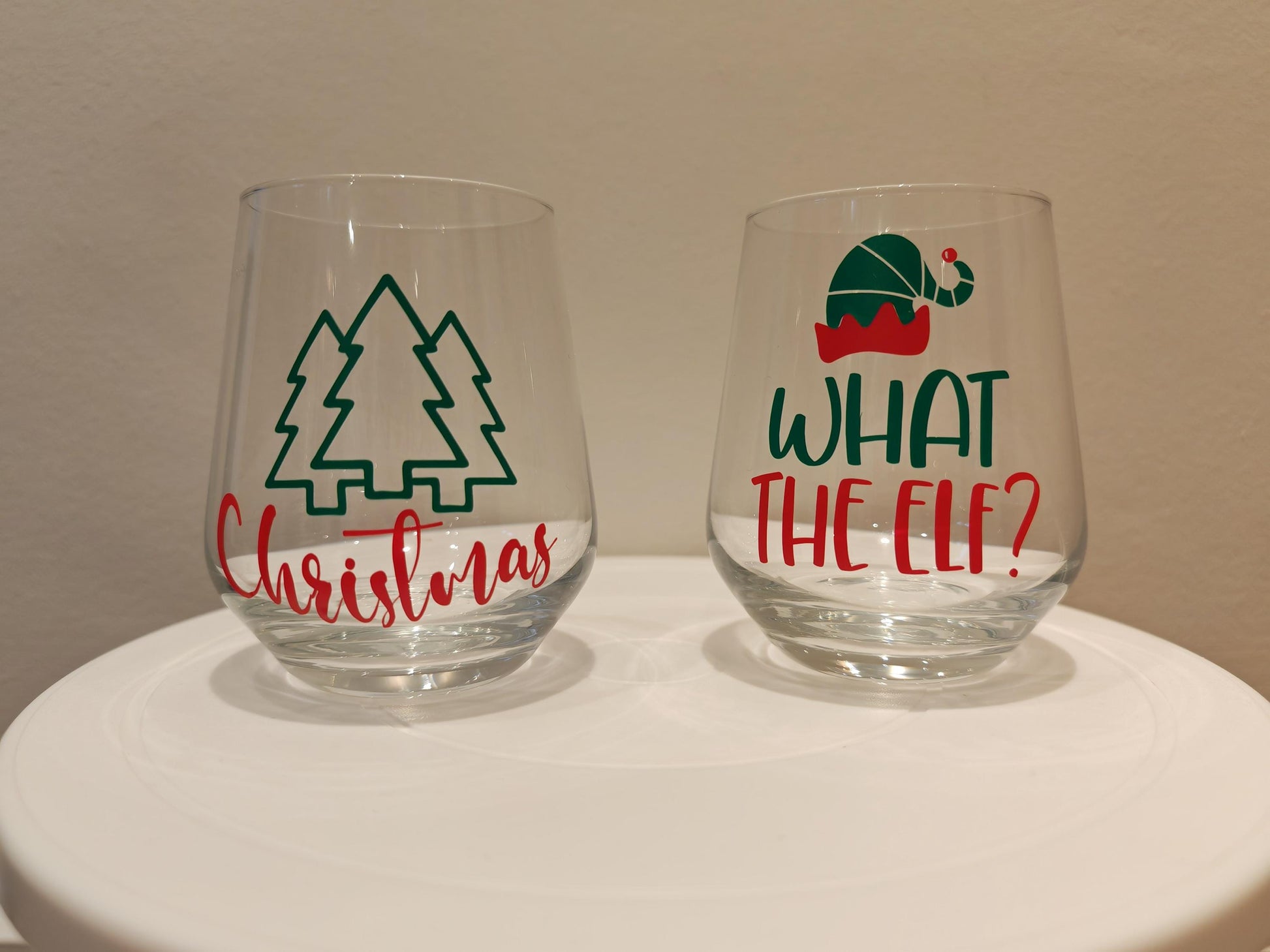 Custom Christmas Glasses - Personalised