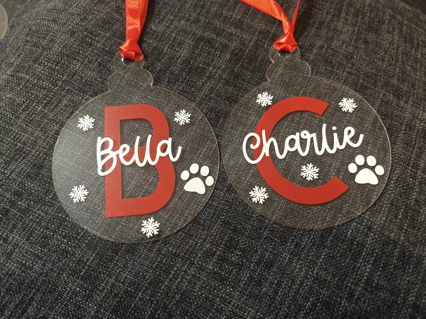 Personalised Christmas Baubles