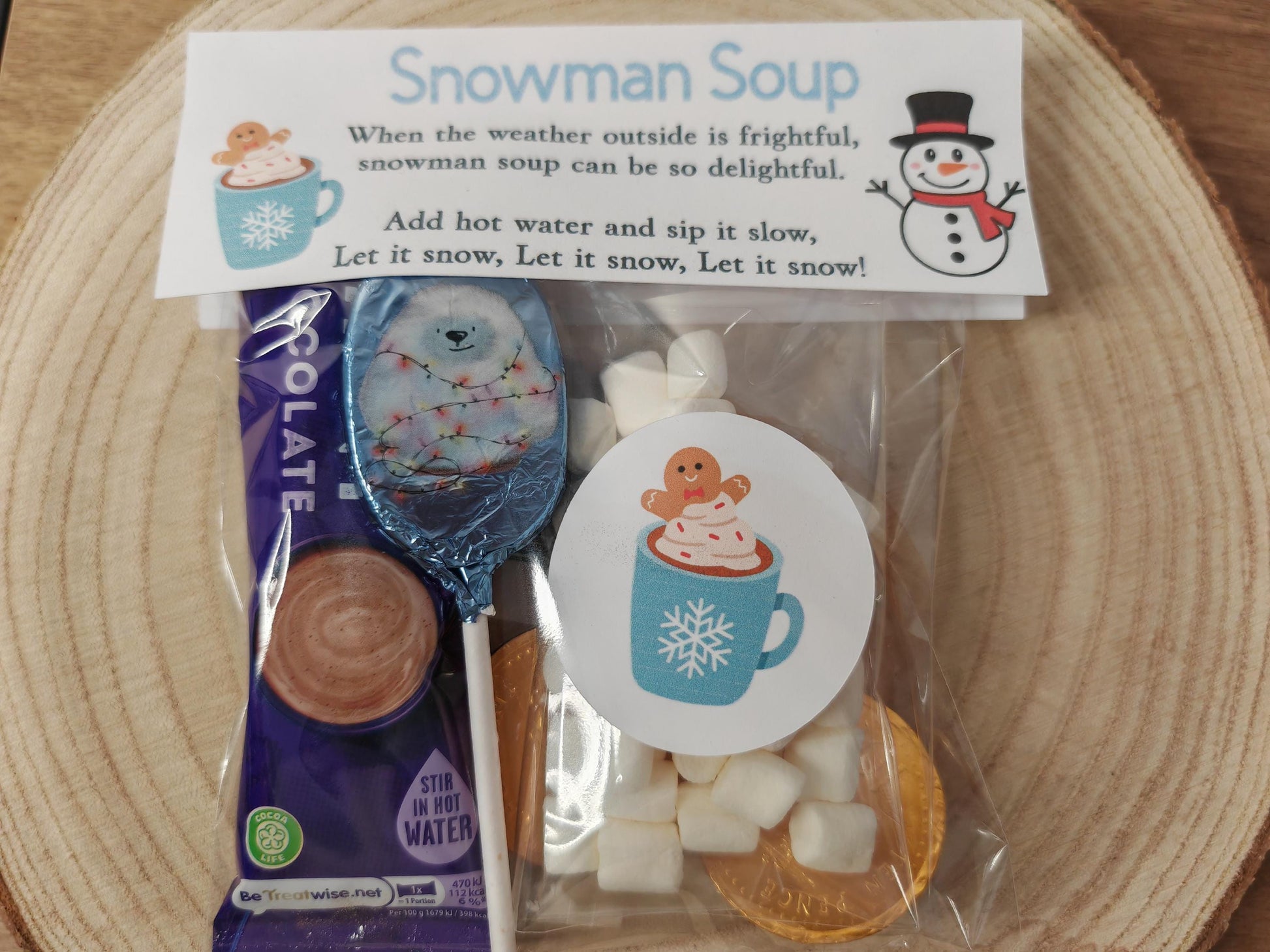 Snowman Soup - Hot chocolate gift, christmas eve box, gifts for kids