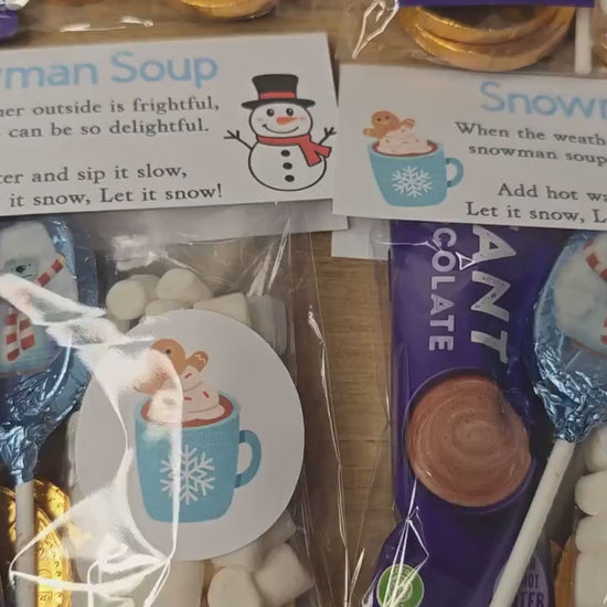 Snowman Soup - Hot chocolate gift, christmas eve box, gifts for kids