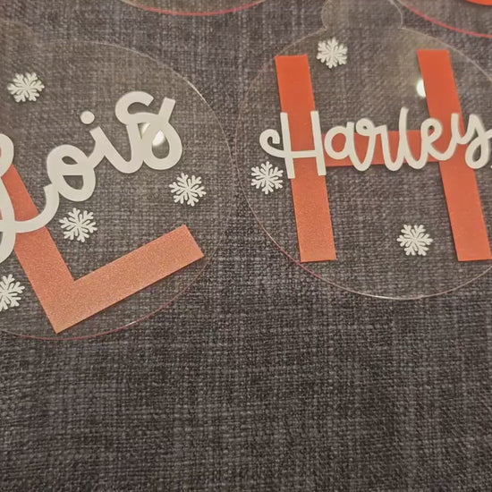 Personalised Christmas Baubles