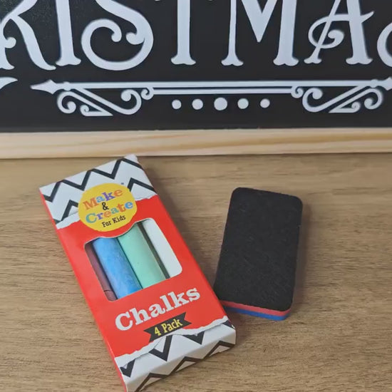 Christmas countdown chalkboard